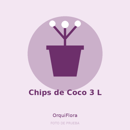 Chips de Coco 3 L