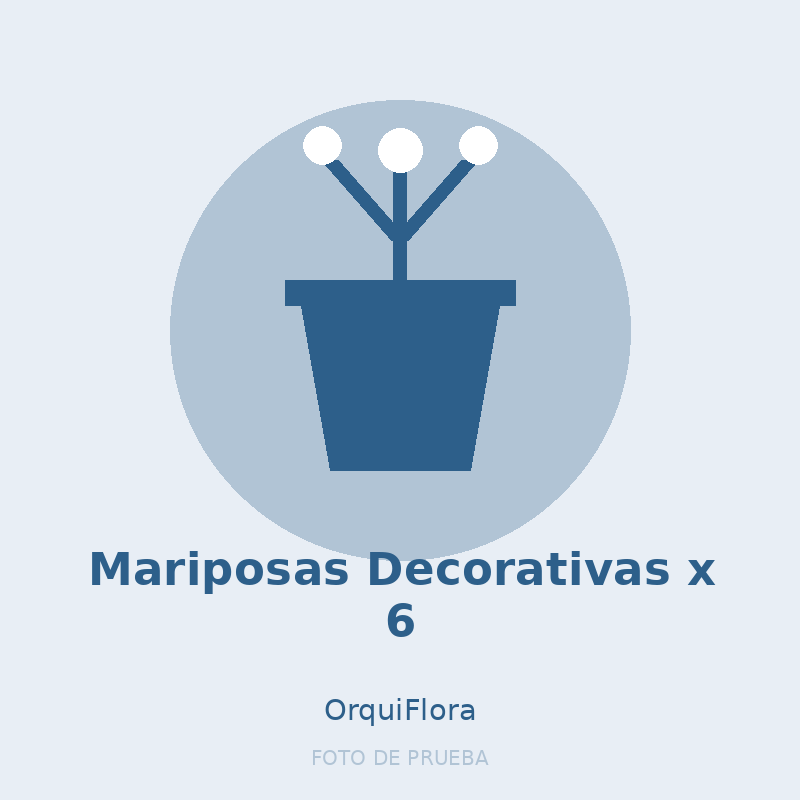 Mariposas Decorativas x 6