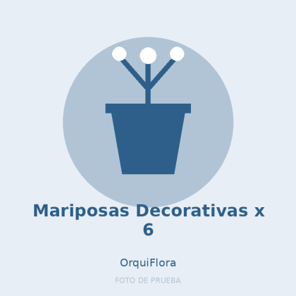 Mariposas Decorativas x 6